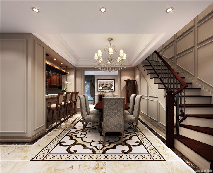 芙佳花園-簡歐風(fēng)-餐廳