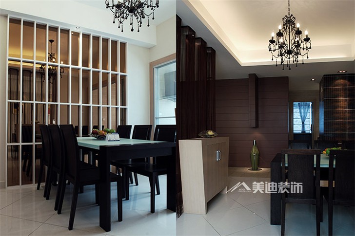 長(zhǎng)沙現(xiàn)代簡(jiǎn)約裝修案例-餐廳