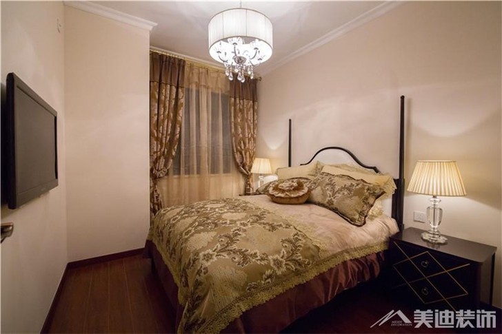 八方小區(qū)裝修案例-臥室