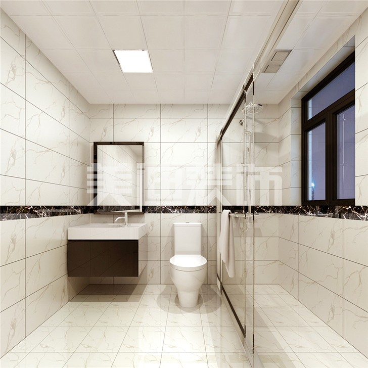 長沙中建信和城115平裝修案例-衛(wèi)生間