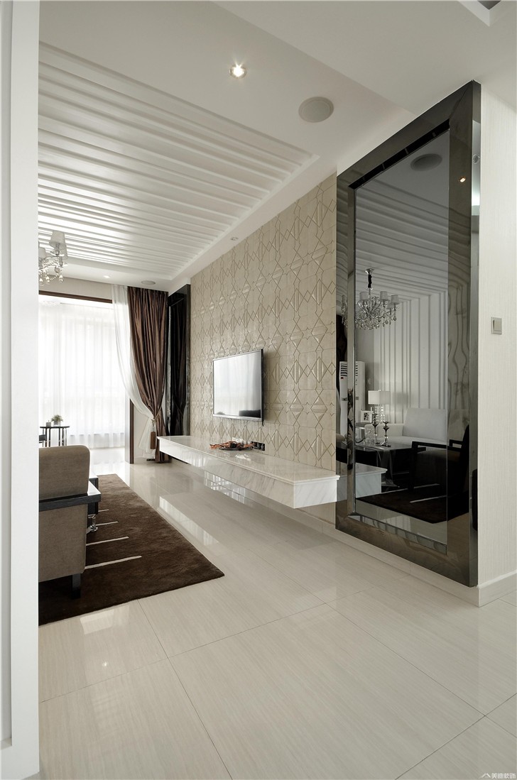 長沙龍泉美墅裝修案例-客廳