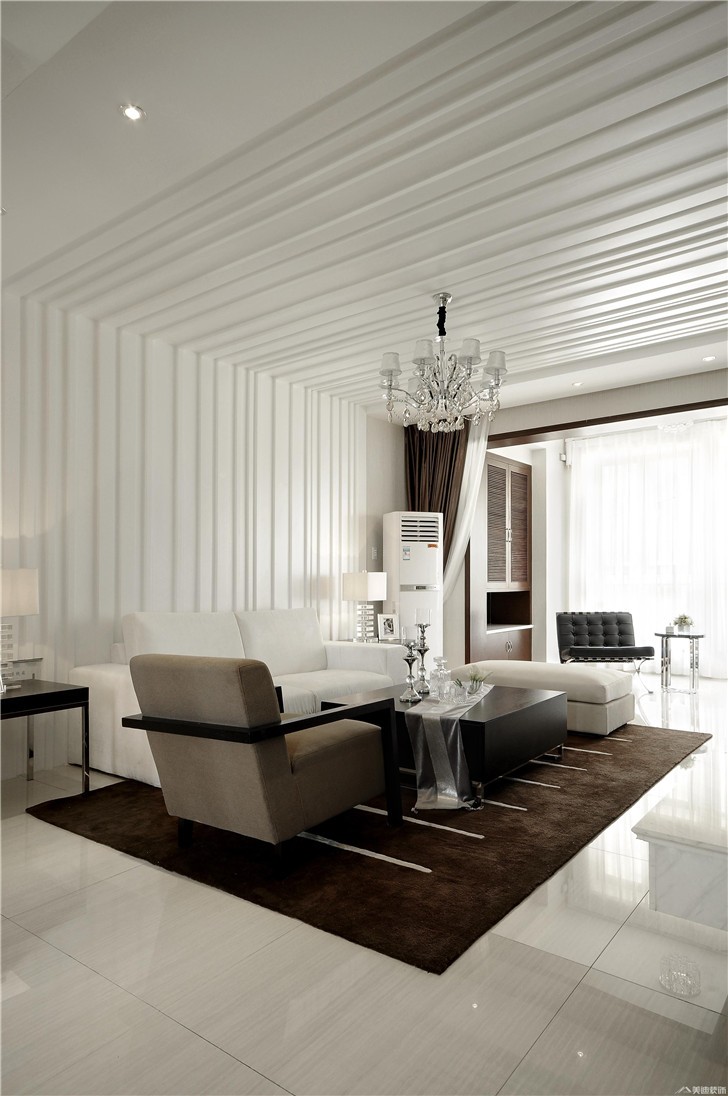 長沙龍泉美墅裝修案例-客廳