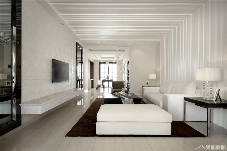 長沙龍泉美墅裝修案例-客廳