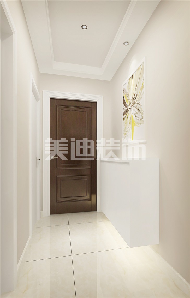 長沙90平裝修案例-玄關(guān)