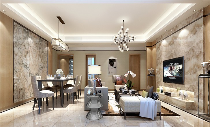 保利國際-裝修案例-餐廳