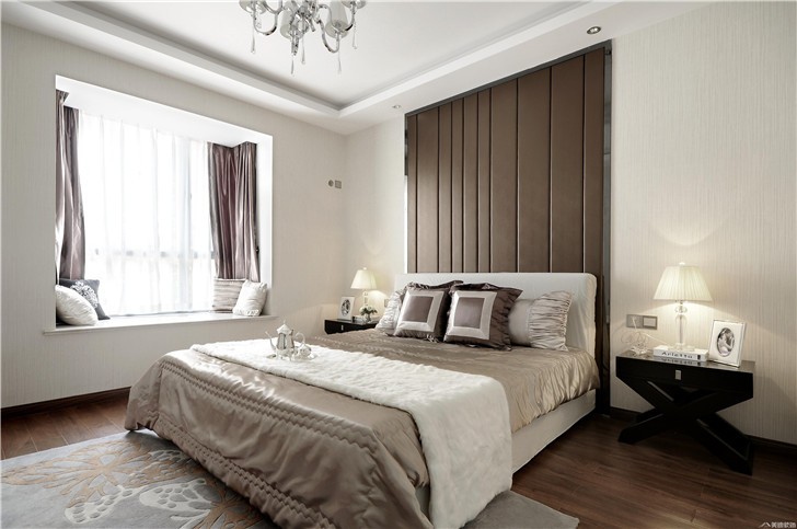 長沙龍泉美墅裝修案例-臥室