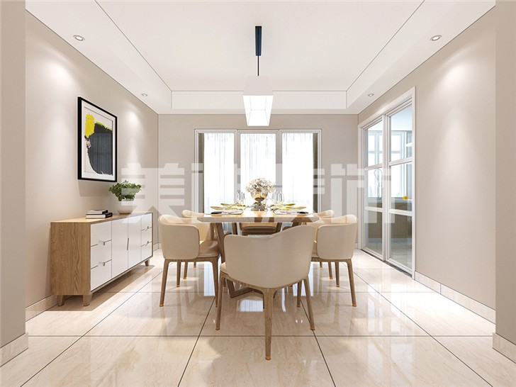 長沙120平裝修案例-餐廳