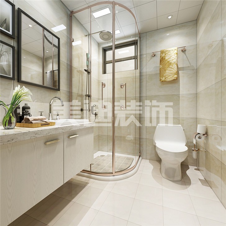 長沙120平裝修案例-衛(wèi)生間