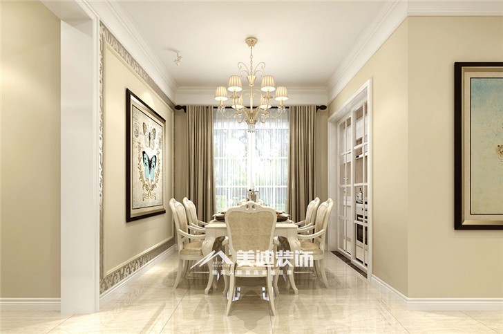 美迪整裝4號產(chǎn)品裝修效果圖-餐廳