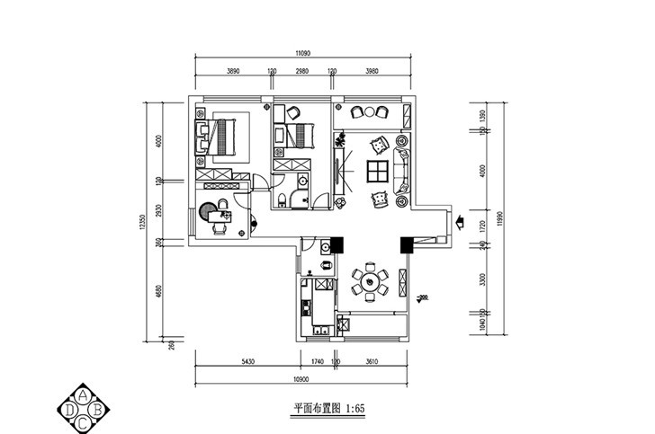 整裝1號(hào)產(chǎn)品-戶(hù)型圖
