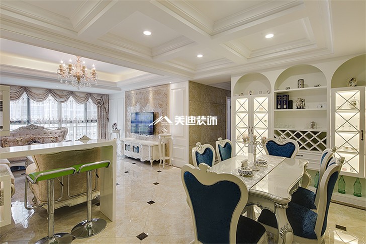 長(zhǎng)沙萬博匯140平修案例-餐廳