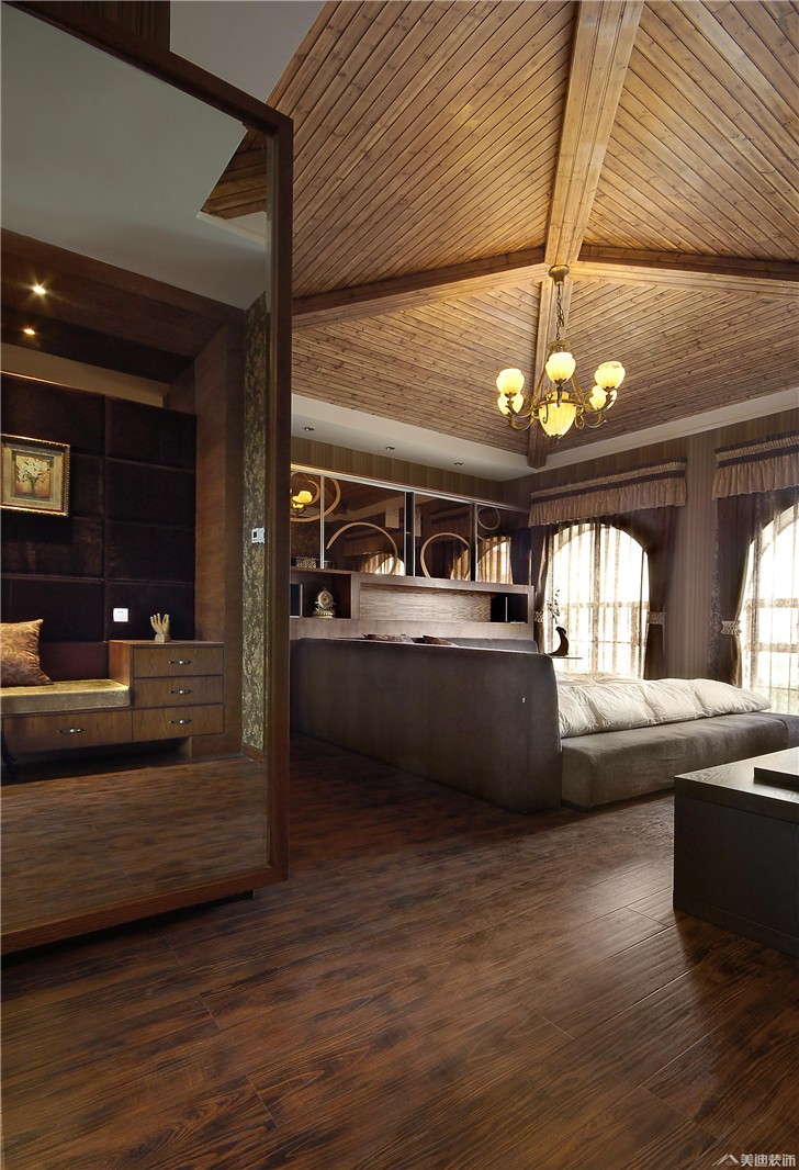 長(zhǎng)沙水云間裝修案例-臥室