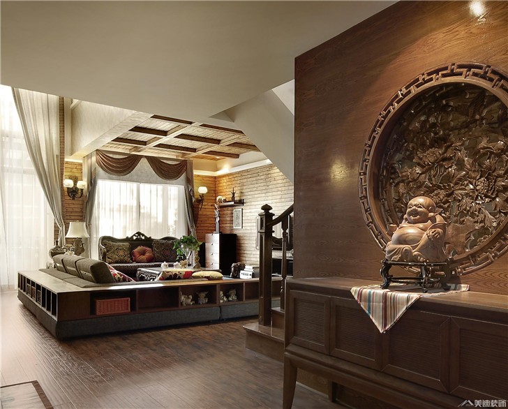 長(zhǎng)沙水云間裝修案例-客廳