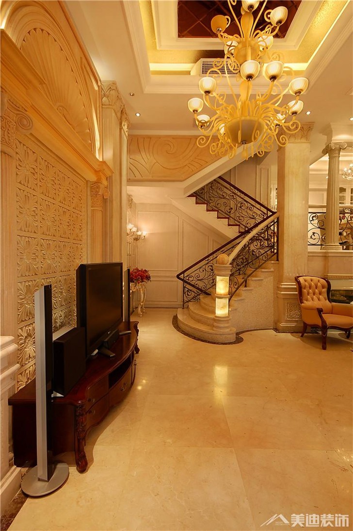 長(zhǎng)沙水云間裝修案例-客廳