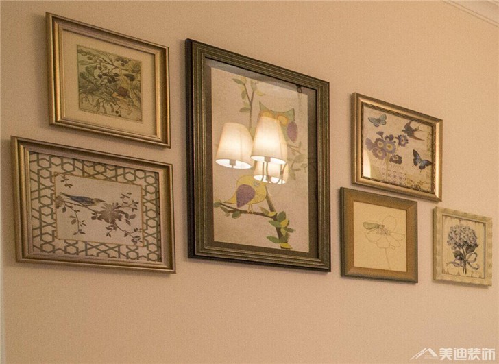 長沙天麓尚層公寓裝修案例-掛畫