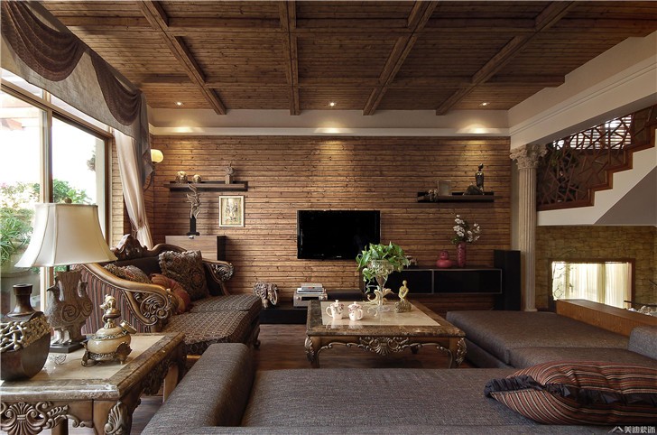 長(zhǎng)沙水云間裝修案例-客廳