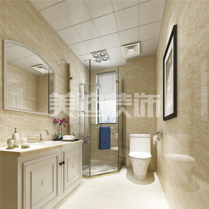 歐式90㎡整裝案例-衛(wèi)生間