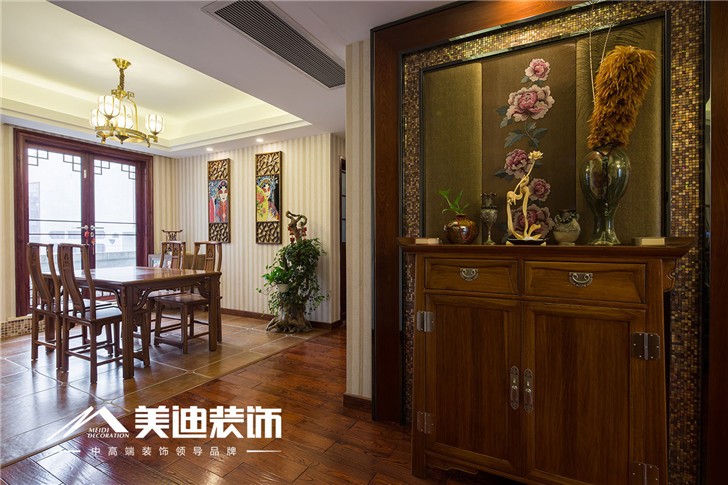 復(fù)地崑玉裝修案例-玄關(guān)