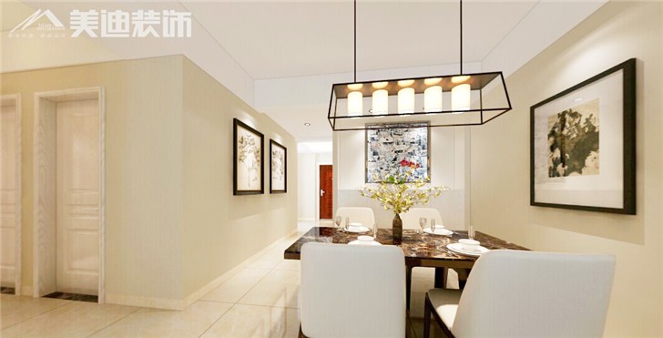 海洋半島現(xiàn)代風(fēng)裝修案例-餐廳