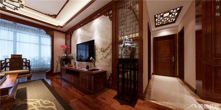 恒大御景半島160㎡案例-客廳