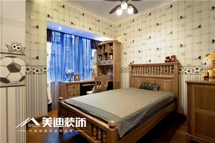 金地三千府220㎡裝修案例-臥室