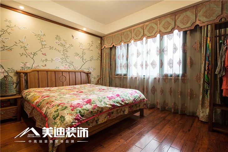 復(fù)地崑玉裝修案例-臥室