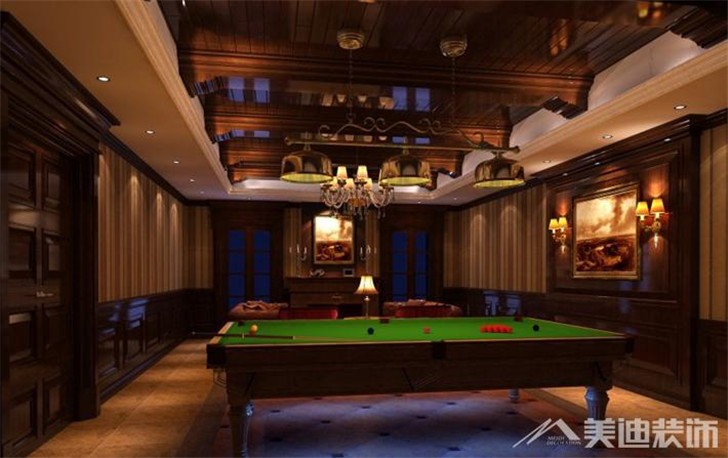 碧桂園600㎡別墅案例-桌游室