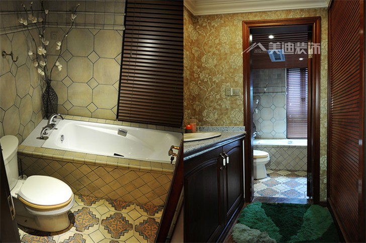 藏瓏三室一廳裝修案例)-衛(wèi)生間