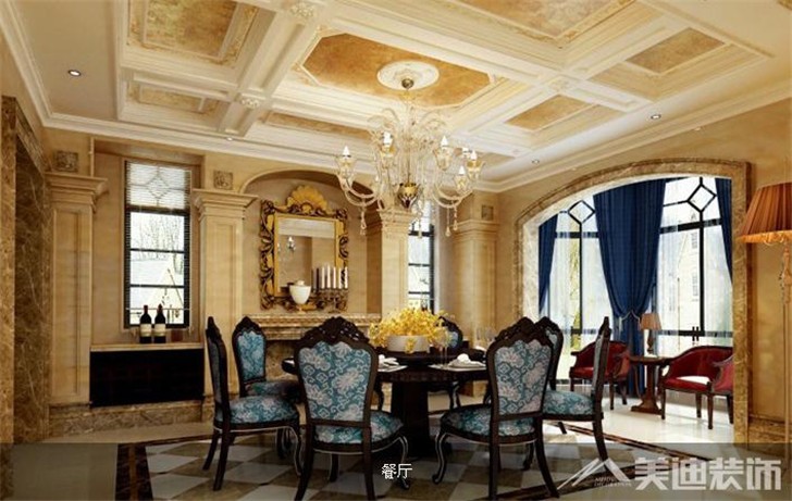 碧桂園600㎡別墅案例-餐廳