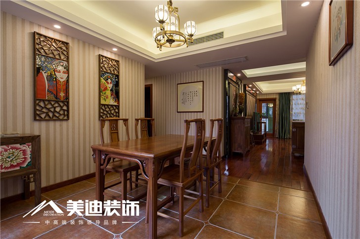 復(fù)地崑玉裝修案例-餐廳