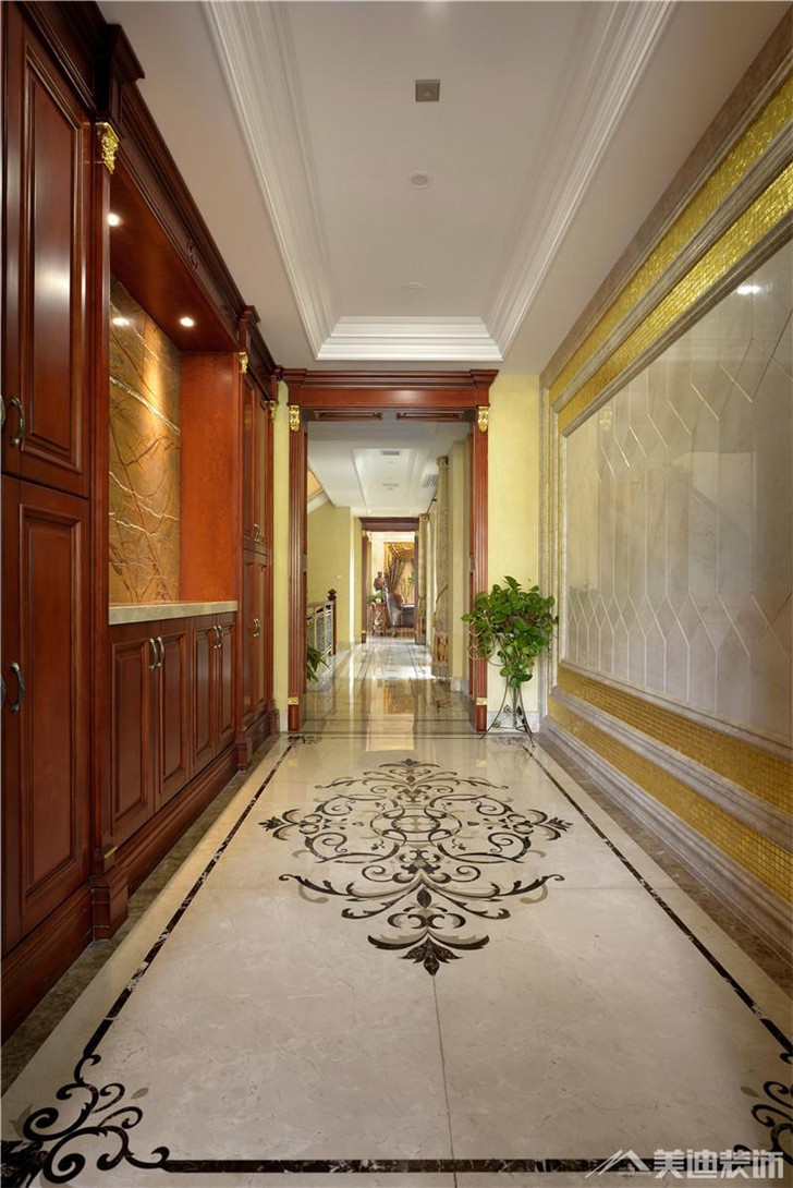 金地三千府別墅裝修案例-過(guò)道