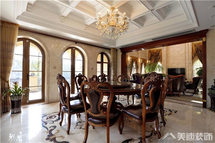 金地三千府別墅裝修案例-餐廳