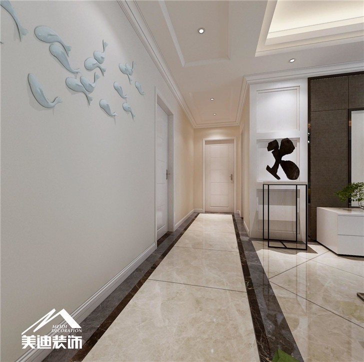 盛隆家園現(xiàn)代風(fēng)格案例-過道