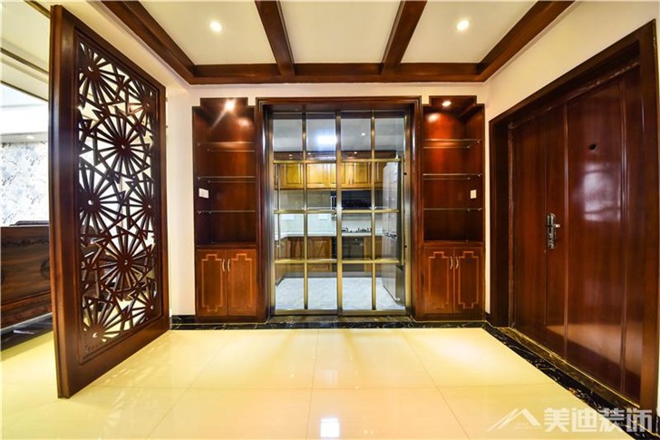 山水熙園中式風(fēng)裝修案例-餐廳