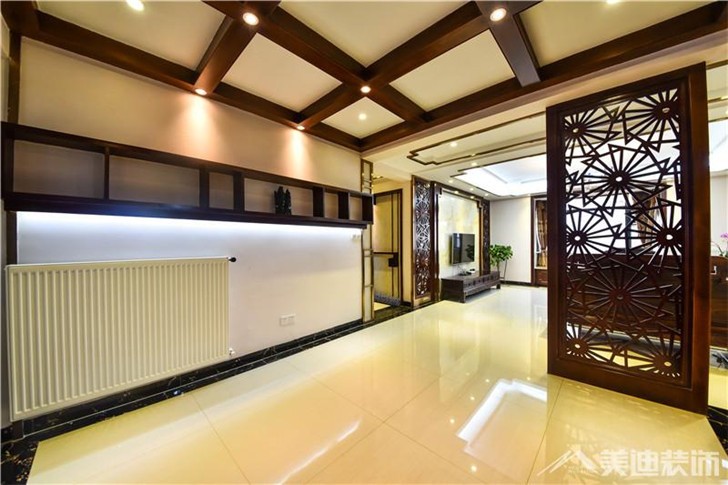 山水熙園中式風(fēng)裝修案例-餐廳