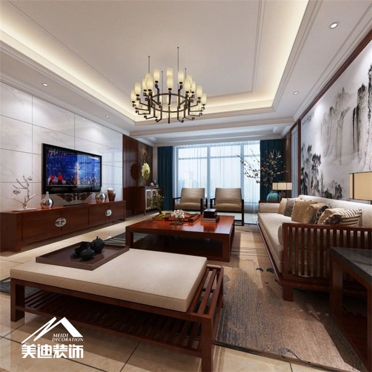 盛隆家園裝修案例-客廳