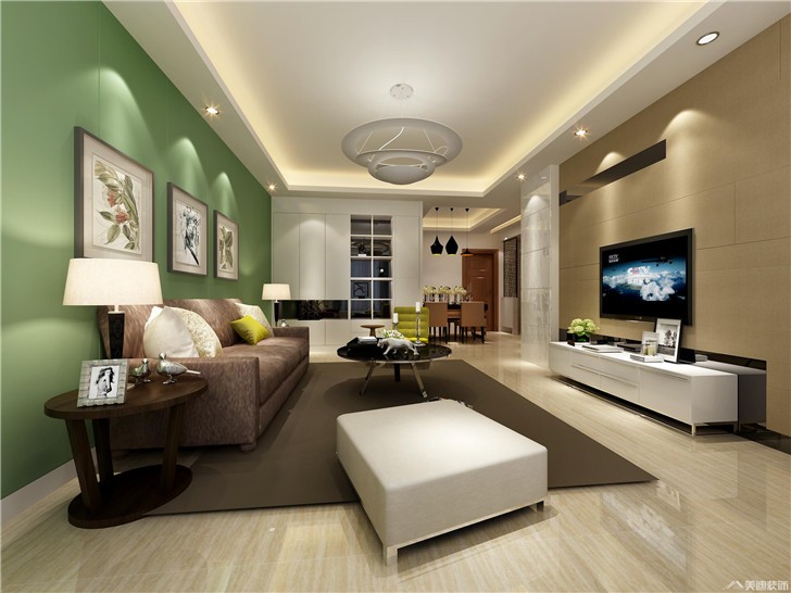 清溪川9號(hào)現(xiàn)代風(fēng)案例-客廳