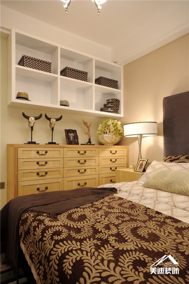 南楓時光樣板房-現(xiàn)代風(fēng)格-臥室