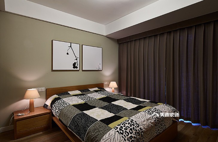 長沙八方小區(qū)裝修效果圖-次臥室 