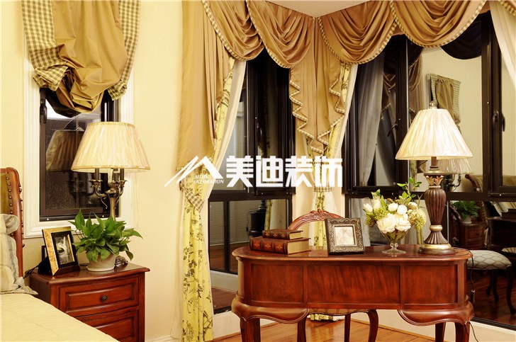 郡原美村300平美式風裝修案例圖—臥室