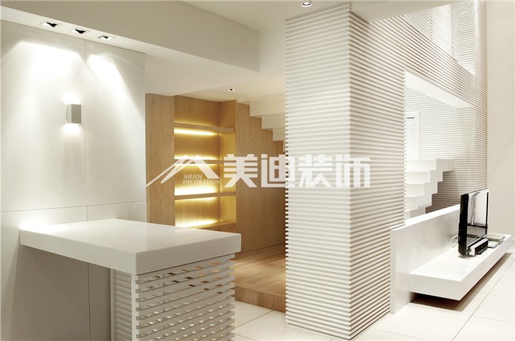 融科東南?，F(xiàn)代簡約風(fēng)裝修案例圖—吧臺(tái)