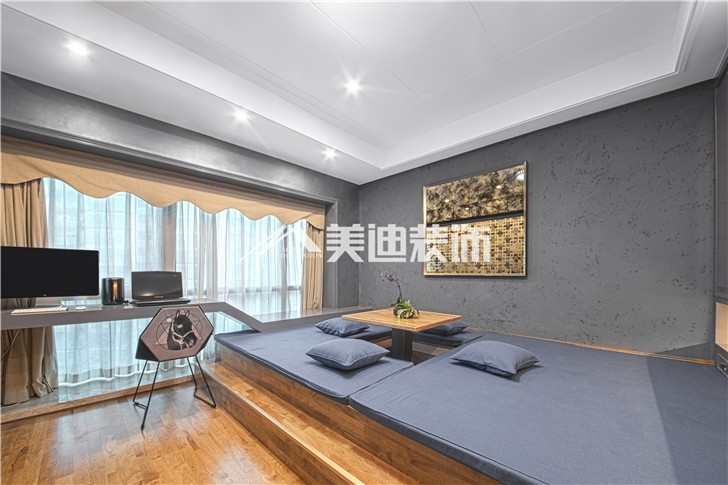 北辰定江洋現(xiàn)代雅痞風(fēng)裝修案例圖—書房