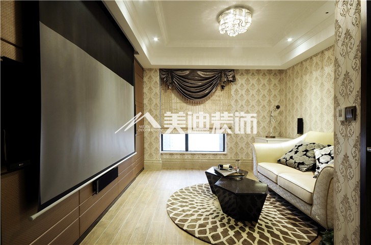 融科東南海新奢古典風(fēng)裝修案例圖—放映廳