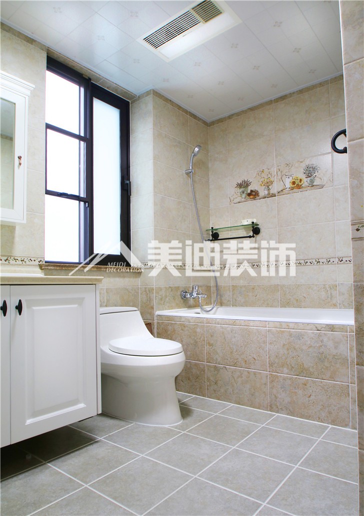 香樟公館美式風(fēng)裝修案例圖—衛(wèi)生間