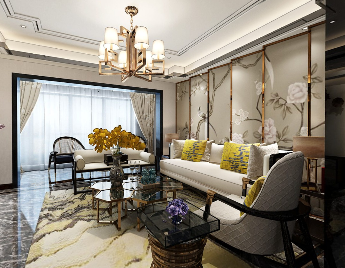 牡丹舸143平新中式風(fēng)720度 ...