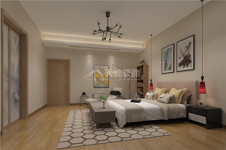 達(dá)美美立方簡歐風(fēng)裝修案例圖—臥室