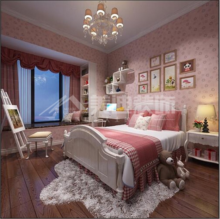 榮悅臺新奢古典風(fēng)裝修案例圖—臥室