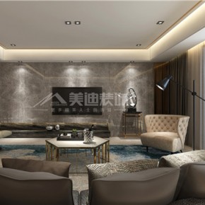 定江洋220平港式風(fēng)裝修案 ...