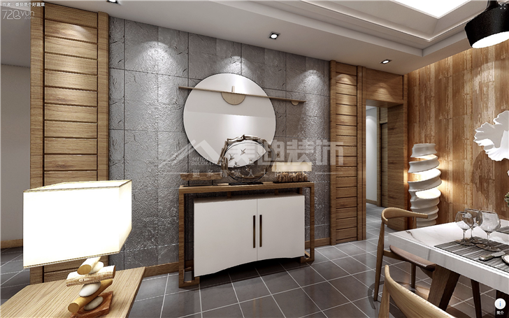 鈺龍?zhí)煜?17平簡歐風(fēng)裝修案例圖—客廳