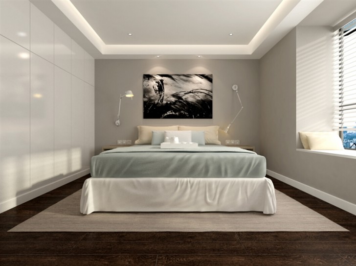 金鵬佳苑120㎡現(xiàn)代風格-臥室